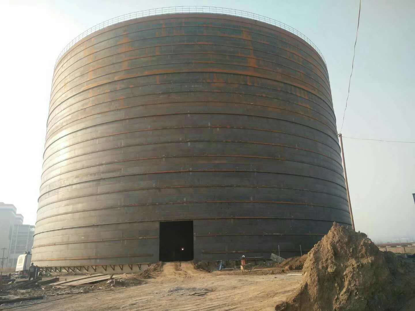 新晃承建大型钢板库的好处及原理